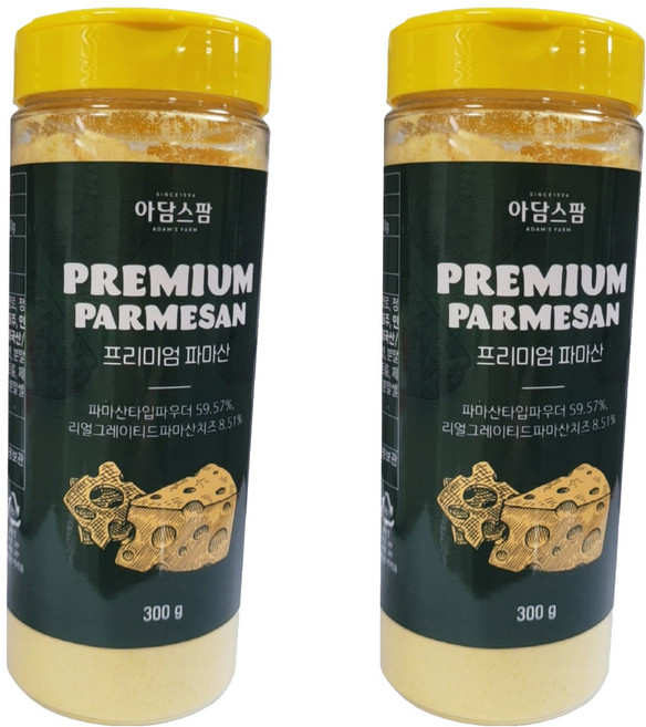 아담스팜 프리미엄 파마산, 300g, 2개