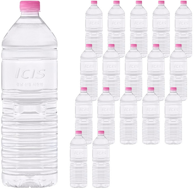 아이시스 생수 무라벨, 1.5L, 18개