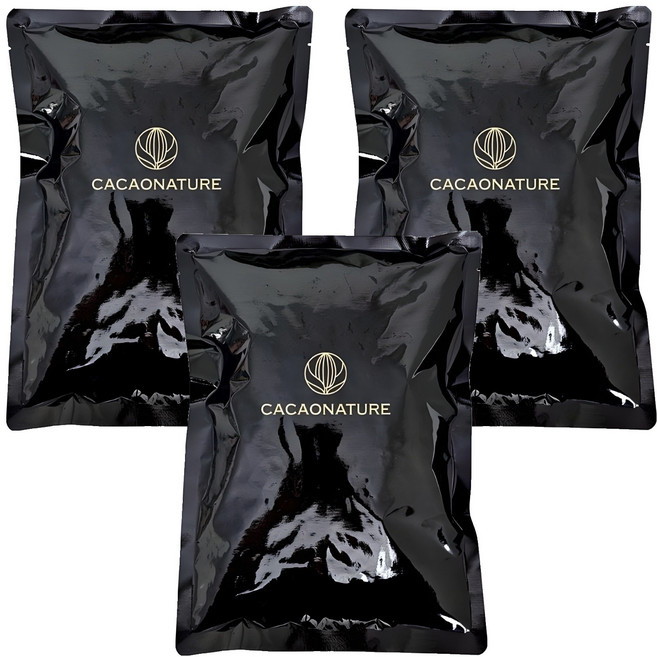 카카오네이처 화이트 컴파운드 코팅 초콜릿, 1kg, 3개