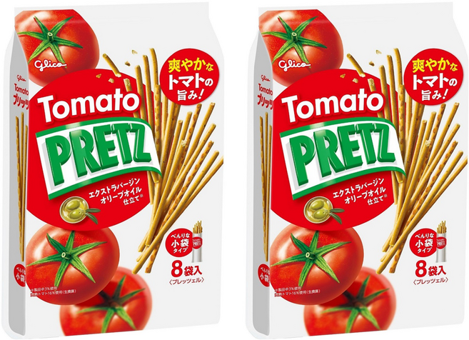 glico 格力高 PRETZ 百力滋 蕃茄脆棒, 109.6g, 2袋