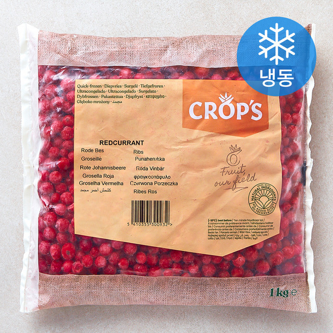 크롭스 폴란드산 레드커런트 (냉동), 1kg, 1개