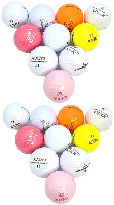 던롭 젝시오 유니크에픽 골프공 로스트볼 특S+, 1개, 20개입, 혼합색상