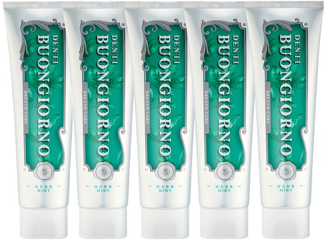 덴티본조르노 구취케어 치약, 170g, 5개