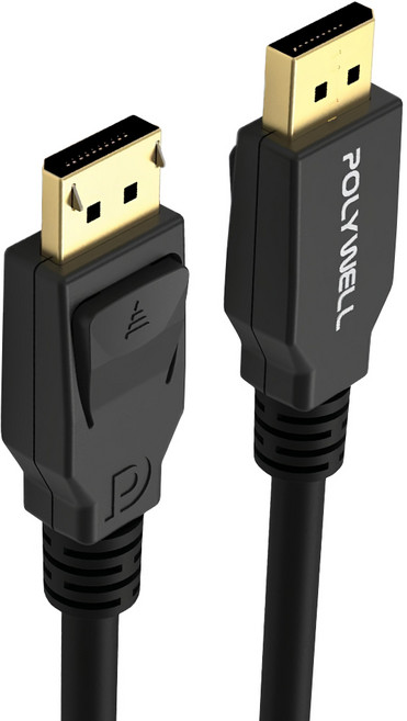 POLYWELL 寶利威爾 DP 1.2傳輸線 DisplayPort 公對公 2m, PW15-W46-D020, 黑色, 1條