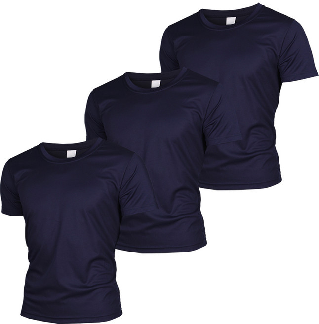 KOLON 運動短袖圓領素色T恤 3入