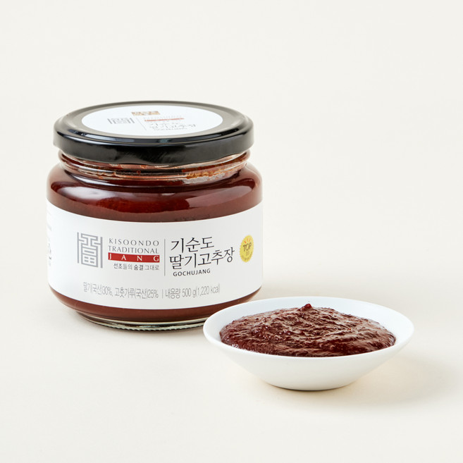 기순도전통장 딸기고추장, 500g, 1개