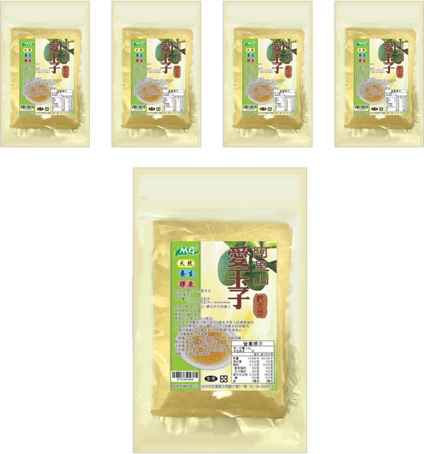 茂格生機 阿里山愛玉子 2包入, 50g, 5袋