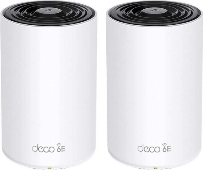 tp-link Deco XE75 三頻Mesh WiFi 6E系統 原廠保固, AXE5400, 2個