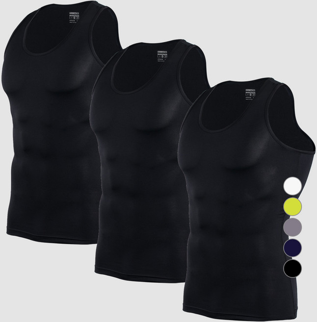 아르메데스 남성용 기능성 런닝 나시 3p AR-111