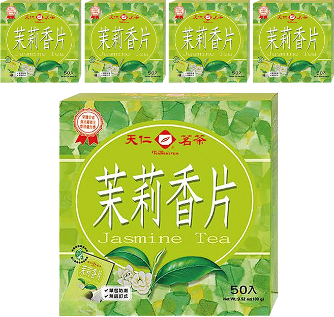 天仁茗茶 茉莉香片, 2g, 50包, 5盒