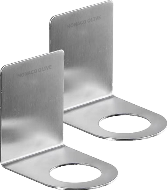 모나코올리브 모브 스텐 샴푸린스 홀더, 실버, 2개