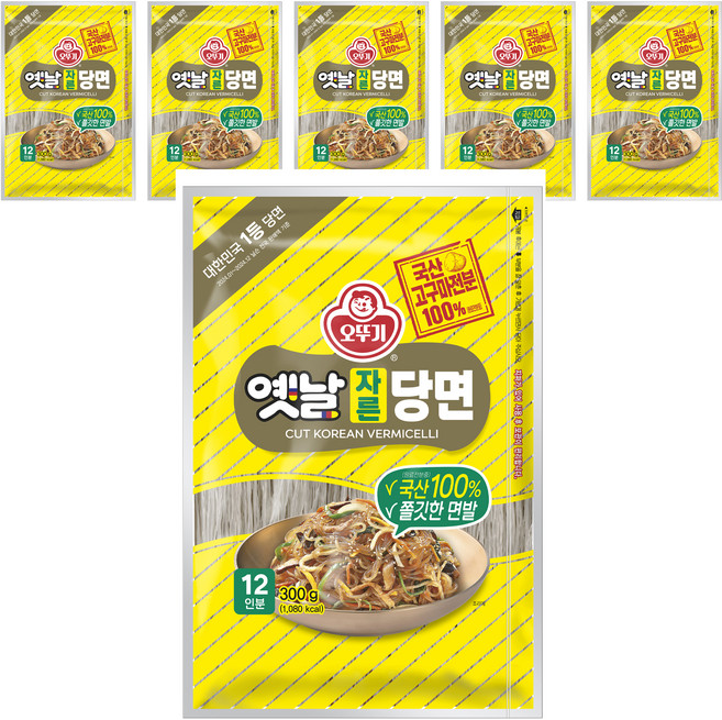 오뚜기 옛날 자른 당면, 300g, 6개