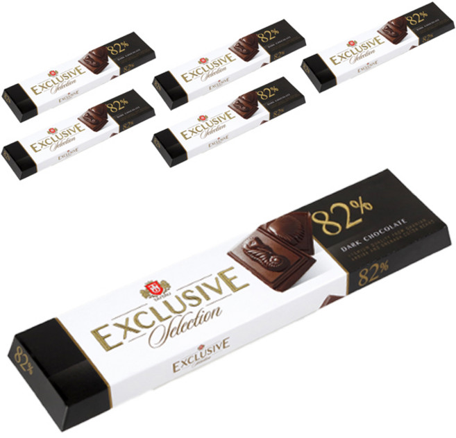 타이타우 익스클루시브 다크 초콜릿 82%, 50g, 6개