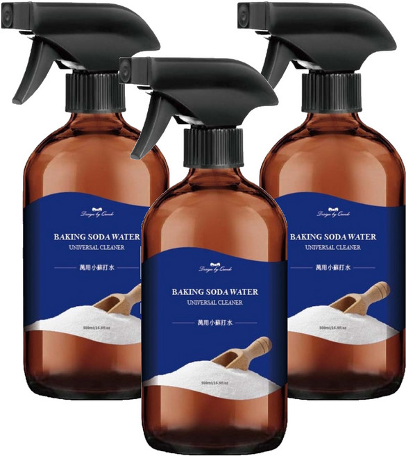 QUNDO 康朵 萬用小蘇打水強力清潔劑, 500ml, 3瓶