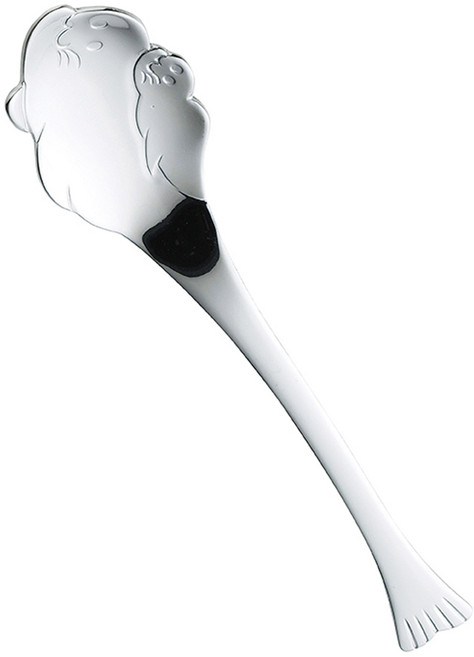 SALUS 佐藤金屬 海洋動物系列 餐具 海豹匙 銀色 1支