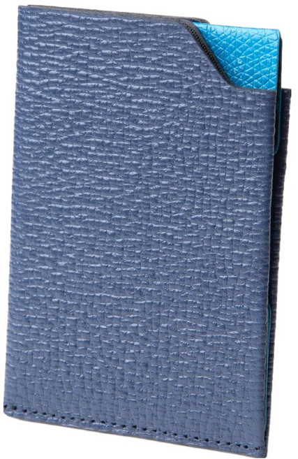 BLANC FLEUR 泰加牛皮折疊迷你輕薄卡夾