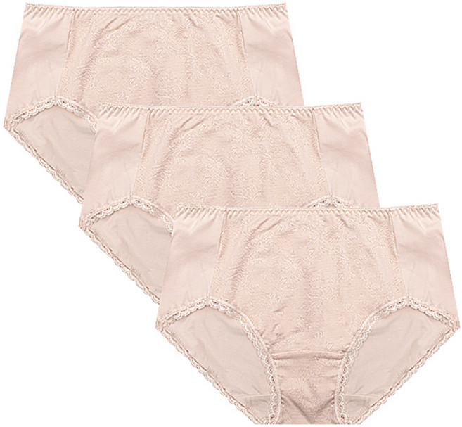 자스민바이비너스 쿨 인견 플라워레이스 맥시 팬티 3종 세트