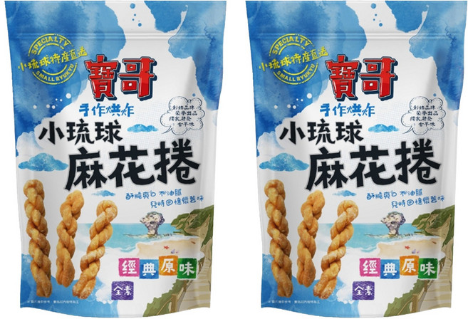 寶哥 手工麻花捲 經典原味, 150g, 2包