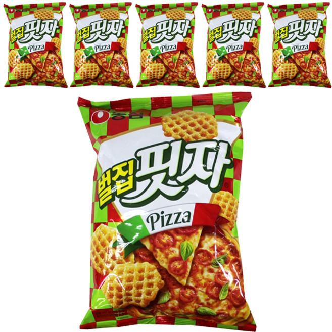 농심 벌집 핏자, 90g, 6개