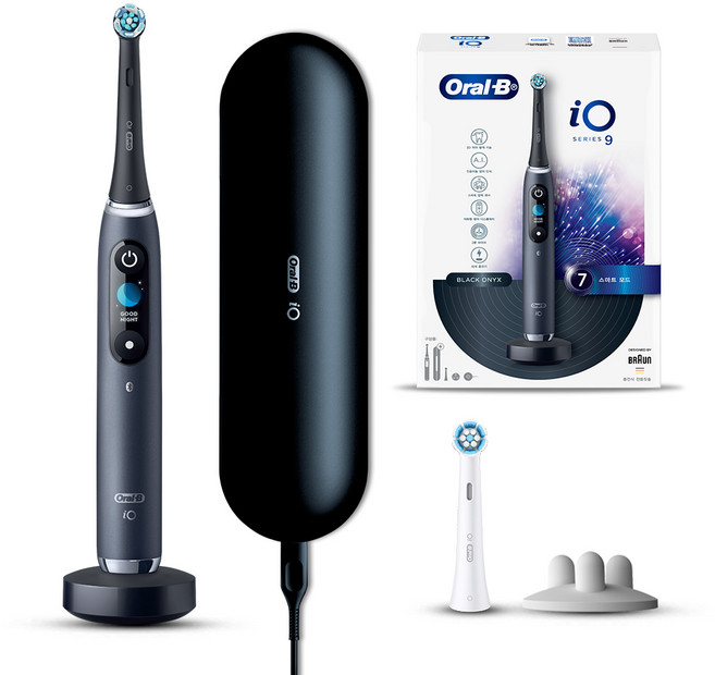 오랄비 iO 전동칫솔, iO9, 블랙, 1개
