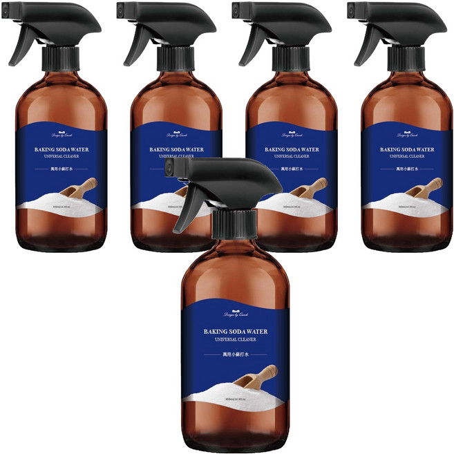 QUNDO 康朵 萬用小蘇打水強力清潔劑, 500ml, 5瓶