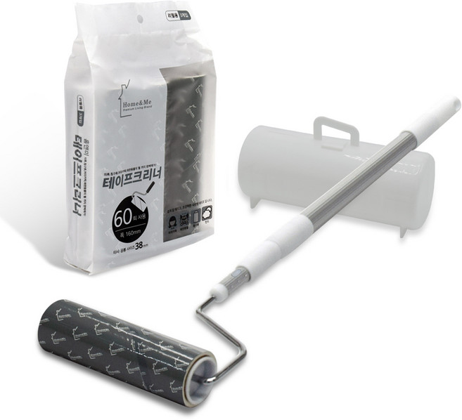 홈앤미 초강력 사선 컷팅 테이프크리너 3단 본품 + 리필 3p 세트, 1세트