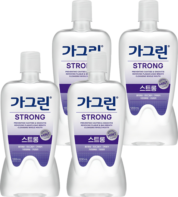 Garglin 強效漱口水, 1.2L, 4個