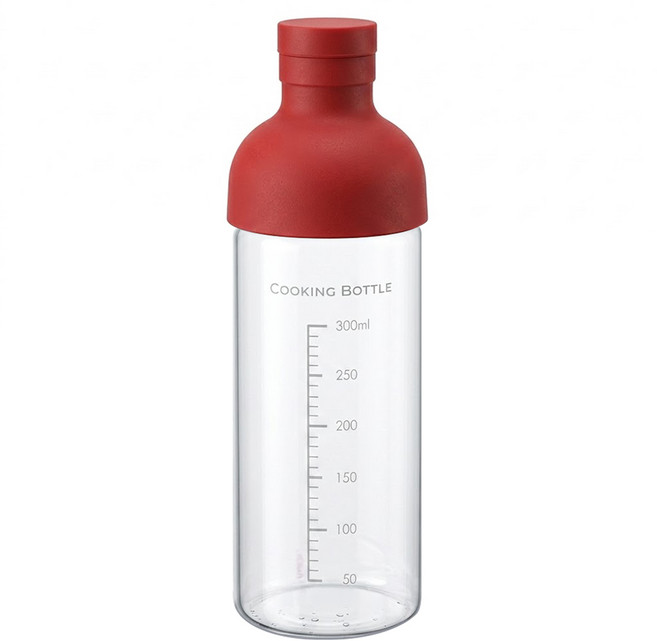 HARIO 好璃奧 酒瓶調味瓶 CKB-300-R 紅色, 300ml, 1個