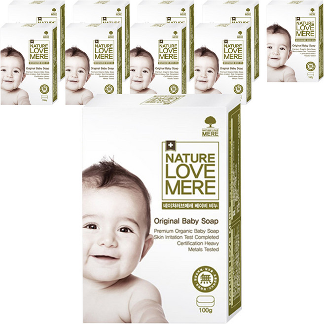 NATURE LOVE MERE 然自母愛 原創嬰兒香皂, 100g, 10個