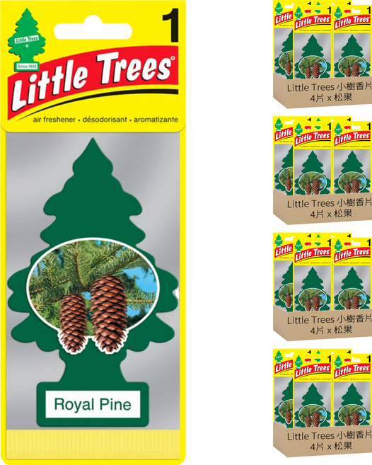 Little Trees 小樹香片 香氛卡, 松果, 7g, 16片