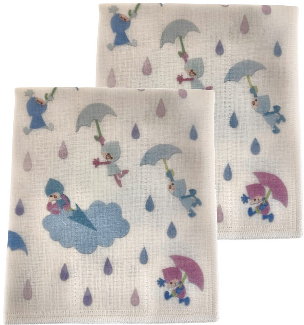 Naramachi 丸山纖維 雨天 蚊帳生地 抹布, 2個