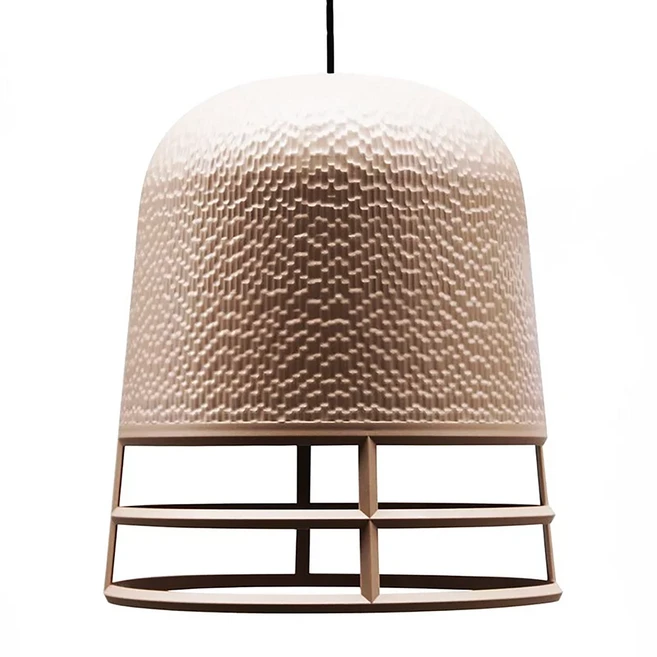 QUALy Lamp 卡維爾 環燈罩 L 37 x 31cm, 杏色