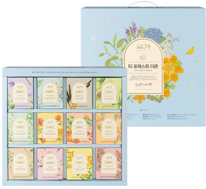 쌍계명차 티 포레스트 더즌 5p 세트, 12종, 1세트