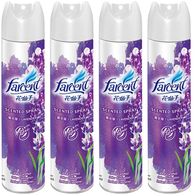 Farcent 花仙子 芳香噴霧, 320ml, 4瓶, 薰衣草