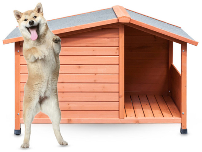 헬로망치 프리미엄 원목 대형 개집 7000, 혼합색상, 1개