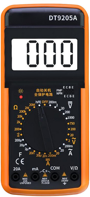 AHOYE 口袋型數位 三用電表, 1個