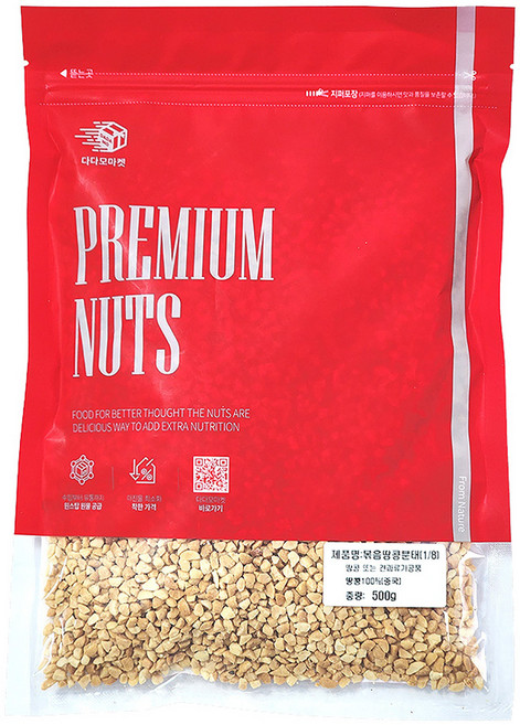 다다모마켓 볶음 땅콩 분태 1/8, 500g, 1개