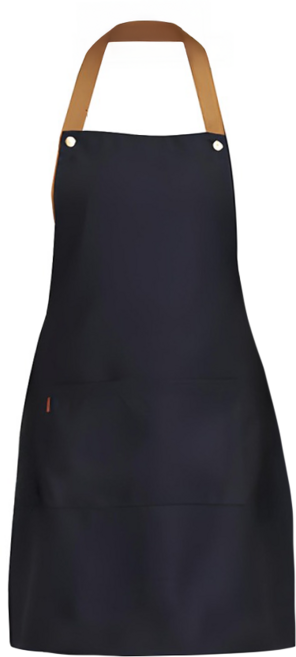 CofV 可調節長度多用途生活防水圍裙, 黑色, 1件