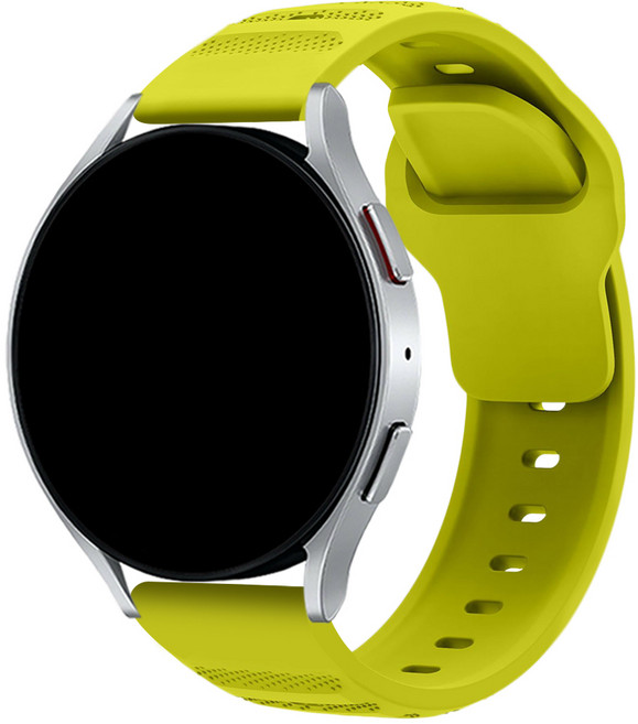 스페이스쉴드 갤럭시 워치 호환 어반 실리콘 스트랩 20mm, 라임, 1개