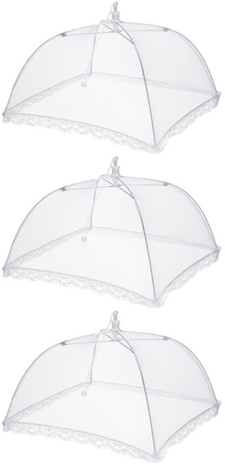 日本IMA 白色小型餐罩 聚酯纖維和鐵, 1組