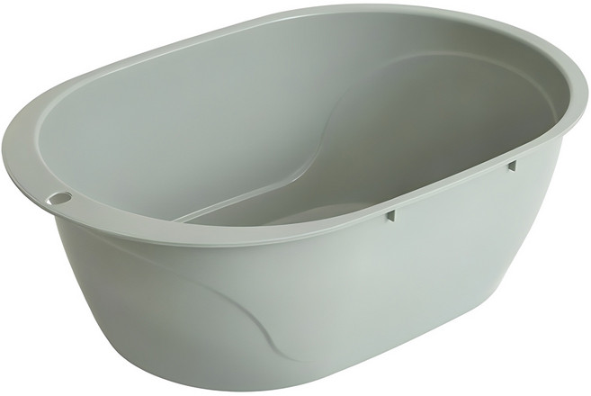 네이쳐리빙 쓰임이 많은 대야 대형, 민트그레이, 1개