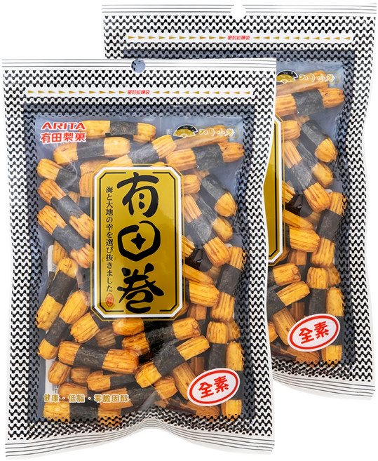ARITA 有田製菓 海苔小卷, 50g, 2包
