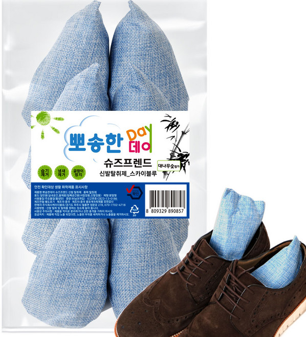 뽀송한데이 슈즈프렌드 신발 탈취제 본품 8p, 80g, 1개