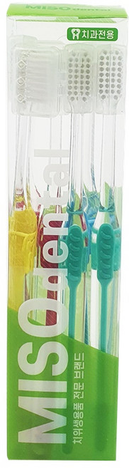 미소덴탈 부드러운 교정칫솔 고급형 랜덤발송, 1개입, 8개