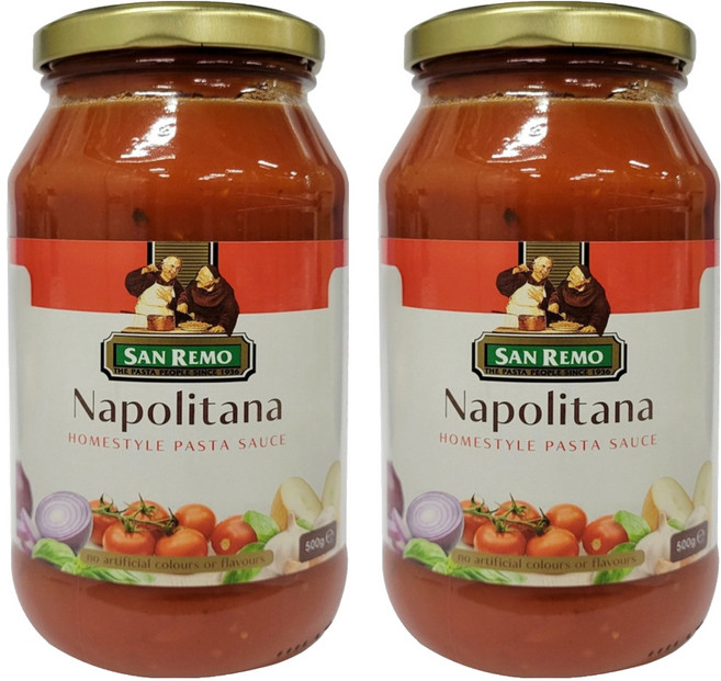 SAN REMO 頂級麵醬, 500g, 2罐