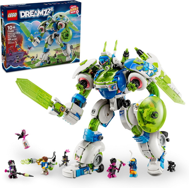 LEGO 樂高 馬特歐和綠魔球騎士戰鬥機甲 10歲以上適用, 多色, 1盒