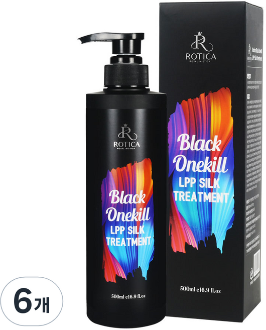 로티카 블랙원킬 LPP 실크 트리트먼트, 6개, 500ml