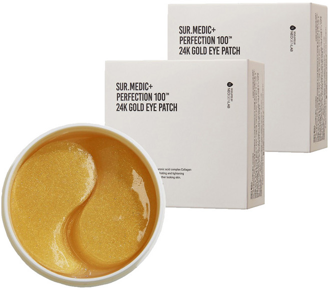 네오젠 써메딕 퍼펙션 24K 골드 아이패치, 60개입, 2개