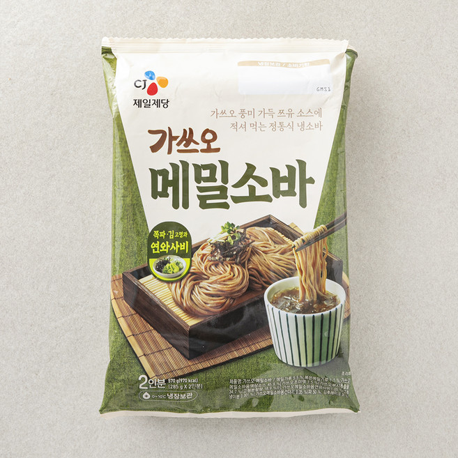 CJ제일제당 가쓰오 메밀소바, 570g, 1개