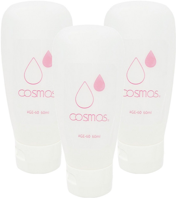 台灣 COSMOS 軟管 60ml, 霧面白, 3個